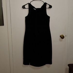 Black Dress With Collar Detail